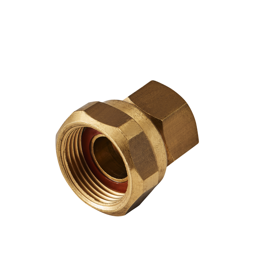 RACCORD DOUBLE FEMELLE F 1/2" / F 3/4" + JOINTS RAC624