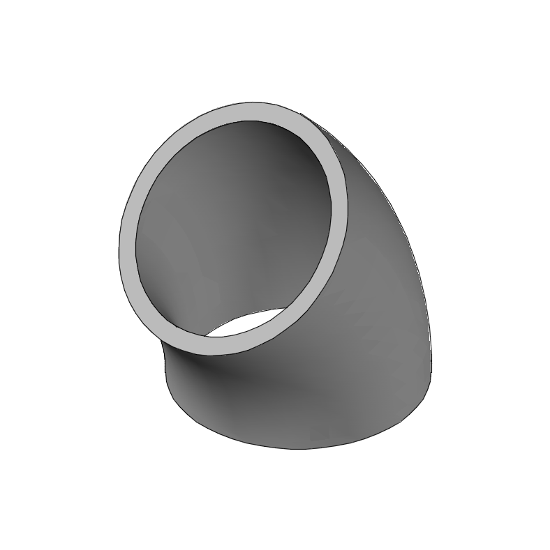 COURBE ACIER A SOUDER DN25 Ø33,7X3,2 45° CICM NF EN 10253-2 MRAC814 7730800 §