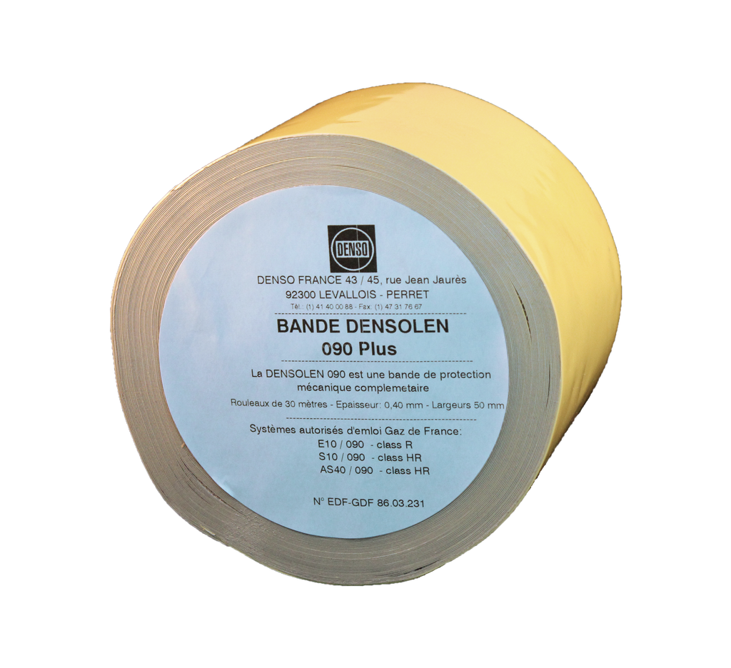 BANDE DENSO O90 JAUNE PROTECTION MECANIQUE L50MM L30M AE GRDF EN12068 BAN924 §