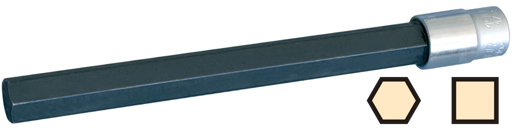 DOUILLE PRISE DE BRANCHEMENT TUBES PE HEXA-CARRE 12MM LONG 130MM