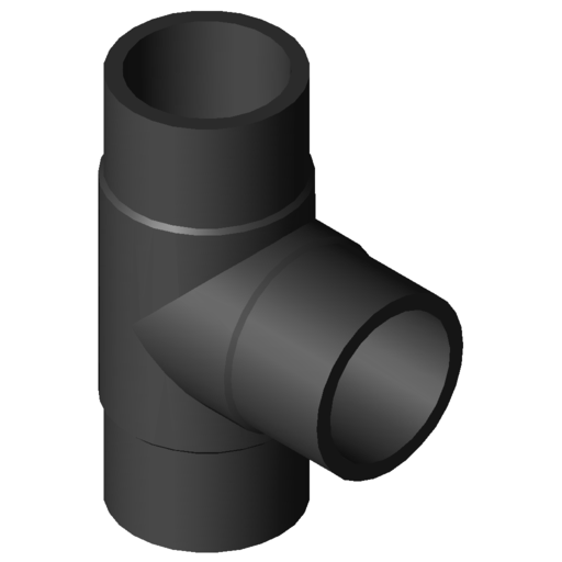 TE 90°LISSE D200 PE100 SDR11 NF136 8025185 TLI200090