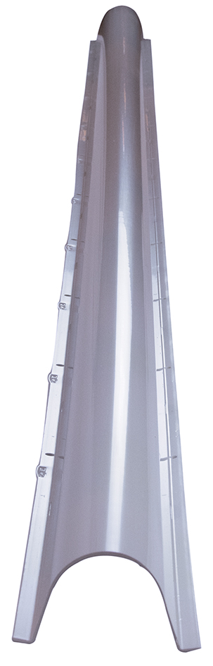 GOULOTTE GPC 60.60 GRISE 2M75 6880542 *