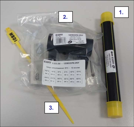 KIT DE PROTECTION DE BRANCHEMENT MBDI DEBIT 25 PE20 SDR11 PE100 ELOFIT NF136 MBDI20 8215650 §