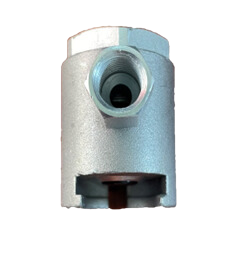 AGRAFE ACIER GEANTE AVEC RACCORD 1/4" POUR FLEXIBLE EN HAUT OU DE COTÉ M10 X 100 / GRAISSEUR GEANT