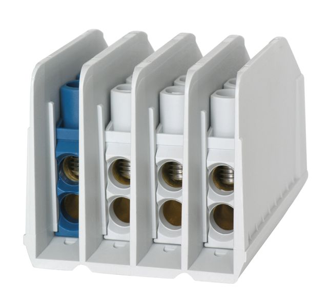 BOITIER CLASSE 2 EP MINI COBOX 4 BORNES FIXES 4P-1FN-G FENETRE GRISE