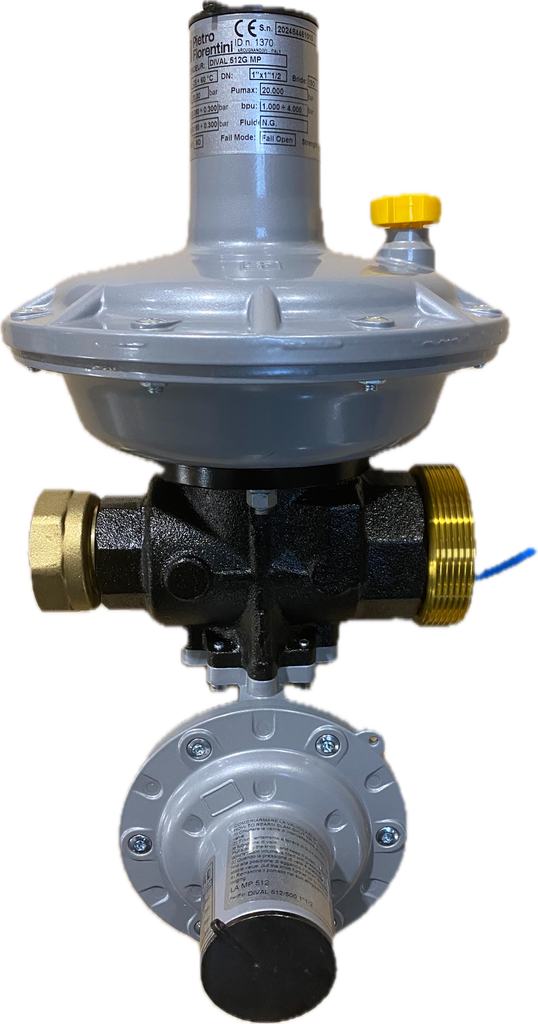 REGULATEUR DIVAL 512 MP 300MB ENTREE F JSC25 / SORTIE M JPG 2" L=165MM AVEC VS - INFLUENCES INTERNES §