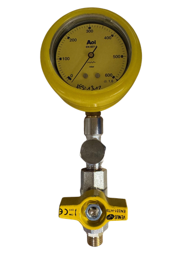 [AVISOR-TE-MP1] KIT MANO/ ROBINET NF 1/4T+ TE + MANO Ø63 RADIAL 0/600MB AVIESSMANOMPR §