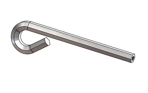 [BAN0001903] CLE DE CONDAMNATION POUR ROBINET 1/4 TOUR, DE SECURITE ET SECUROC 8433008 CLE011 §