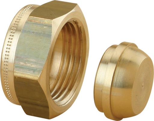 [CHU0415-052] BOUCHON 2 PIECES FEMELLE JSC 3/4" CAL.15 8245352 NF540 (NF RAC-GAZ) BOU121