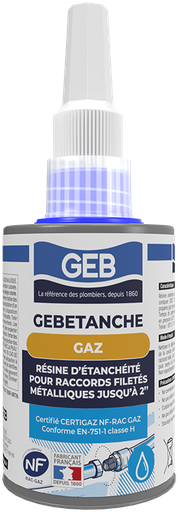[GEB2114605] RESINE D'ETANCHEITE ANAEROBIE  POUR RACCORD FILETE GAZ NF540 75ML §