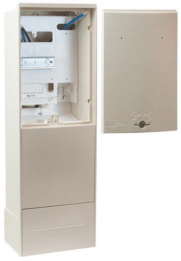 [MICN369] BORNE CIBE TYPE 2 SERRURE RECTANGULAIRE ECLAIR *