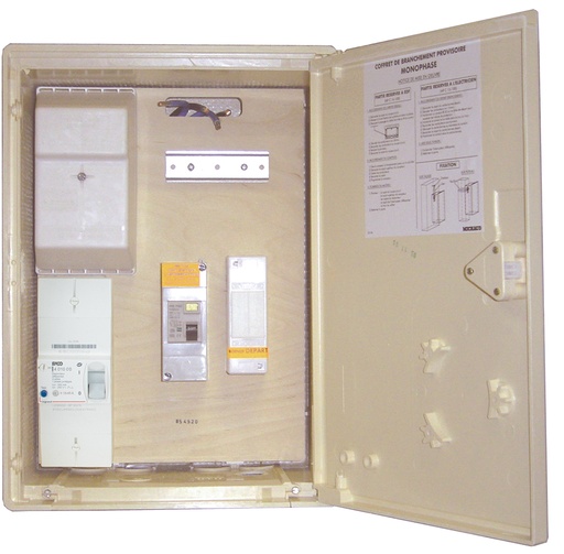 [MICP490] COFFRET BRANCHEMENT PROVISOIRE MONO 15/45A
